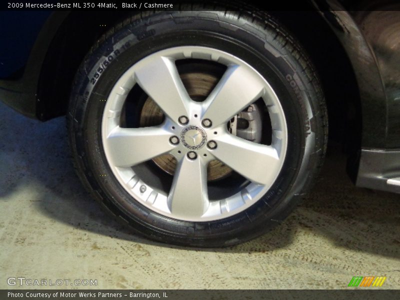 Black / Cashmere 2009 Mercedes-Benz ML 350 4Matic