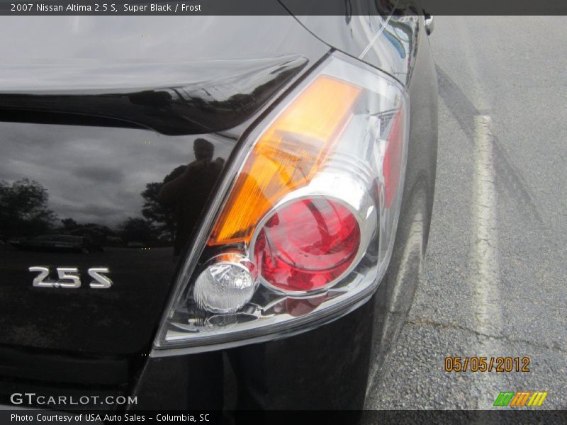 Super Black / Frost 2007 Nissan Altima 2.5 S