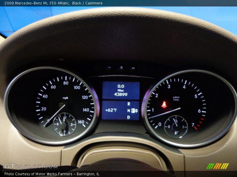 Black / Cashmere 2009 Mercedes-Benz ML 350 4Matic