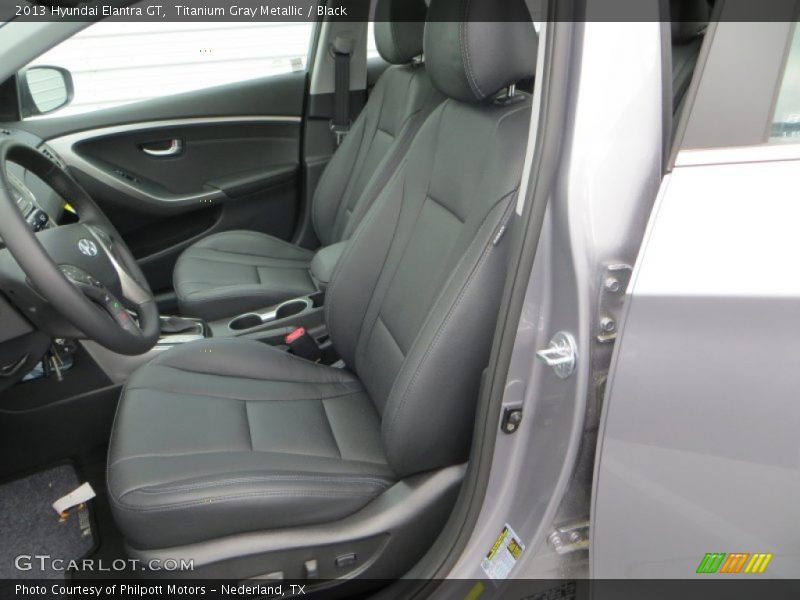 Titanium Gray Metallic / Black 2013 Hyundai Elantra GT