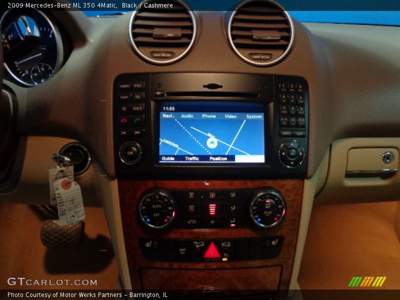 Black / Cashmere 2009 Mercedes-Benz ML 350 4Matic