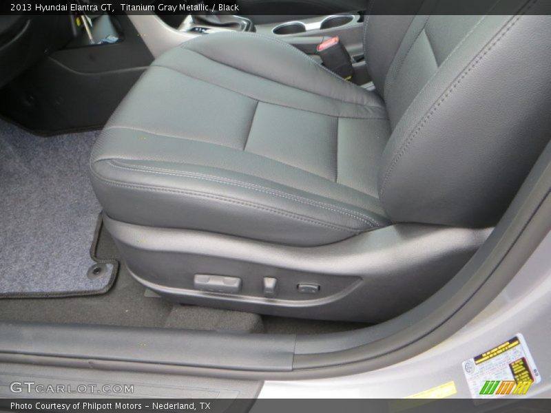 Titanium Gray Metallic / Black 2013 Hyundai Elantra GT