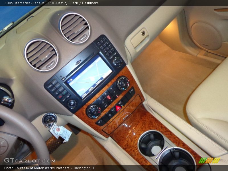 Black / Cashmere 2009 Mercedes-Benz ML 350 4Matic