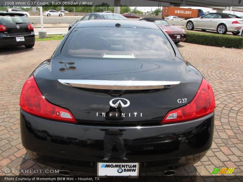 Black Obsidian / Wheat 2008 Infiniti G 37 Coupe