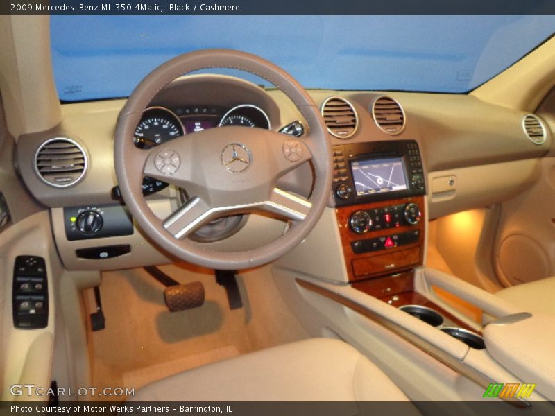 Black / Cashmere 2009 Mercedes-Benz ML 350 4Matic