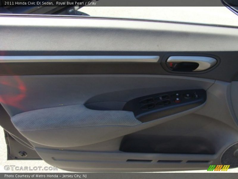 Royal Blue Pearl / Gray 2011 Honda Civic EX Sedan