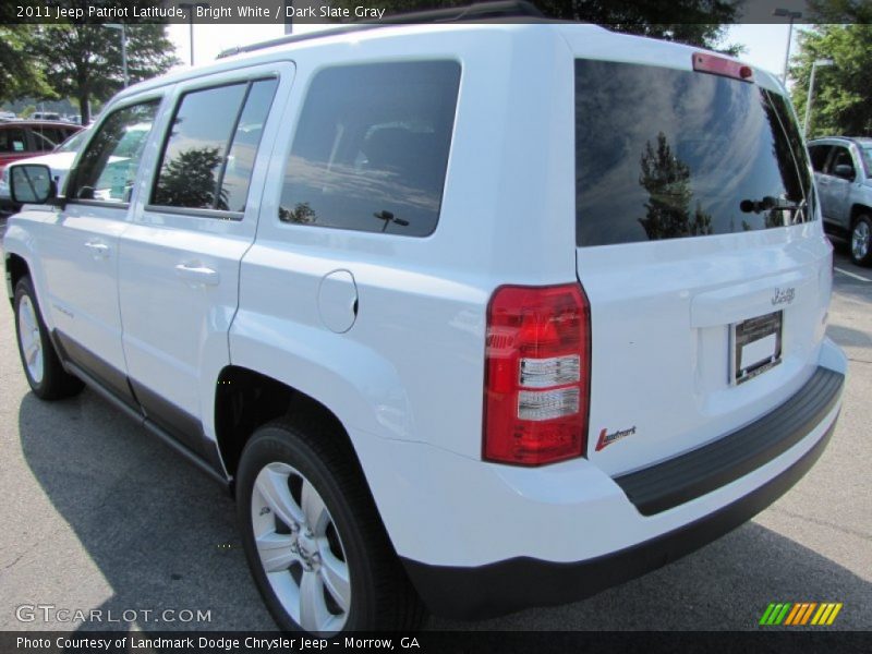 Bright White / Dark Slate Gray 2011 Jeep Patriot Latitude