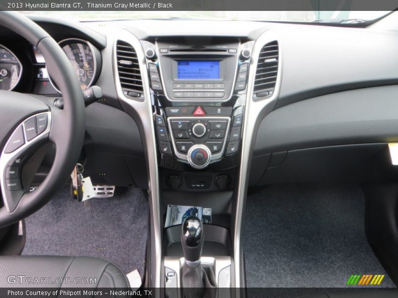 Titanium Gray Metallic / Black 2013 Hyundai Elantra GT