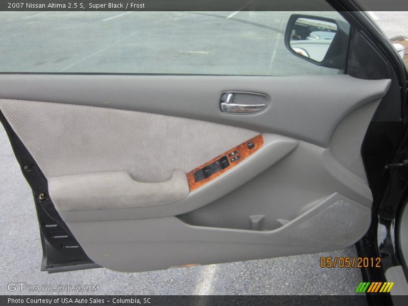 Super Black / Frost 2007 Nissan Altima 2.5 S