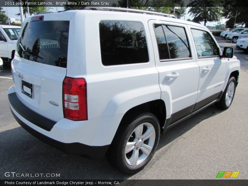 Bright White / Dark Slate Gray 2011 Jeep Patriot Latitude