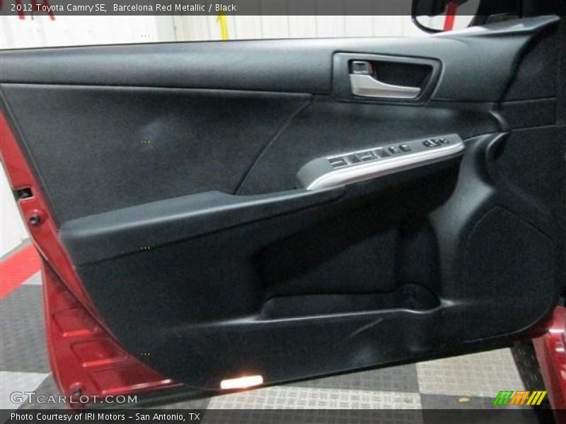 Barcelona Red Metallic / Black 2012 Toyota Camry SE