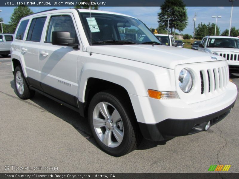 Bright White / Dark Slate Gray 2011 Jeep Patriot Latitude