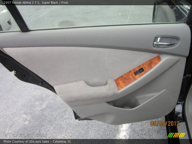 Super Black / Frost 2007 Nissan Altima 2.5 S