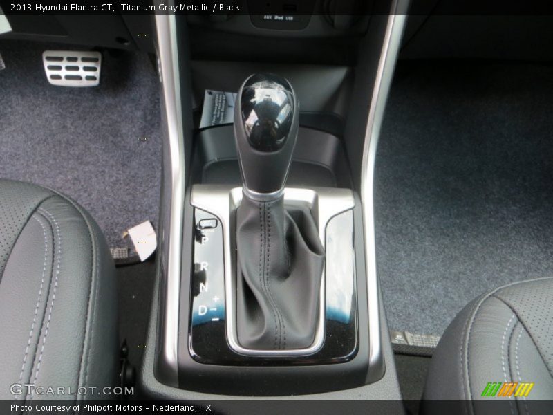 Titanium Gray Metallic / Black 2013 Hyundai Elantra GT