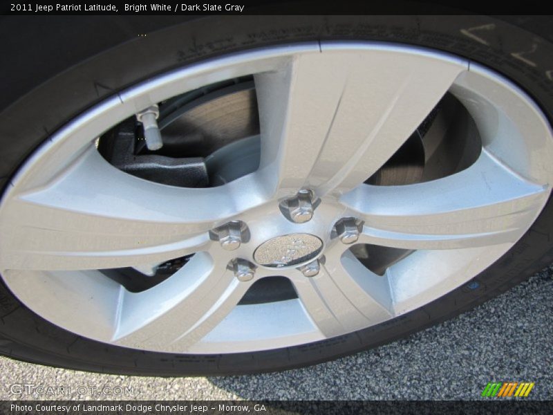 Bright White / Dark Slate Gray 2011 Jeep Patriot Latitude