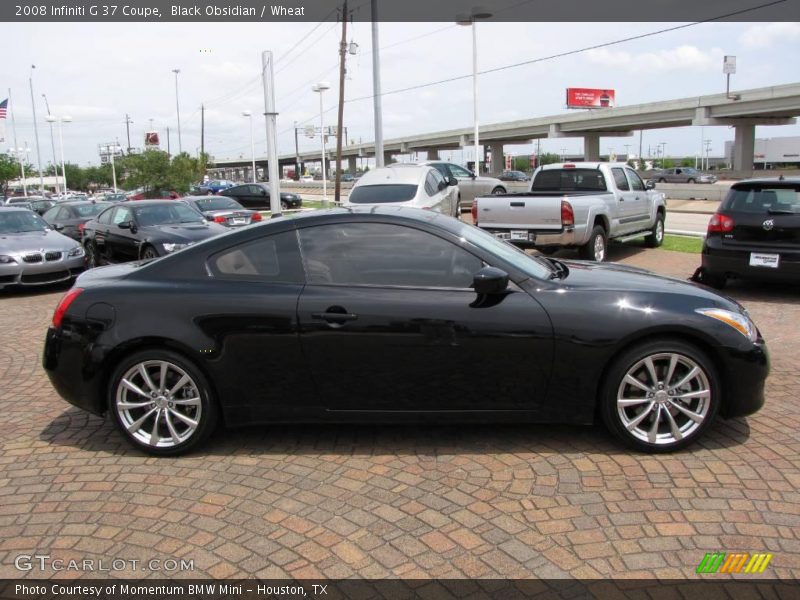 Black Obsidian / Wheat 2008 Infiniti G 37 Coupe