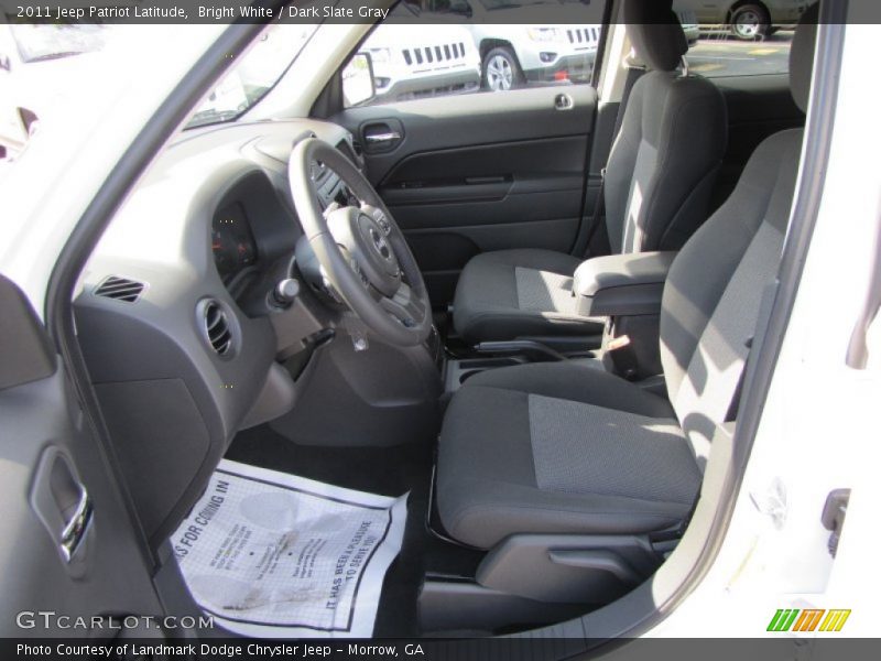 Bright White / Dark Slate Gray 2011 Jeep Patriot Latitude