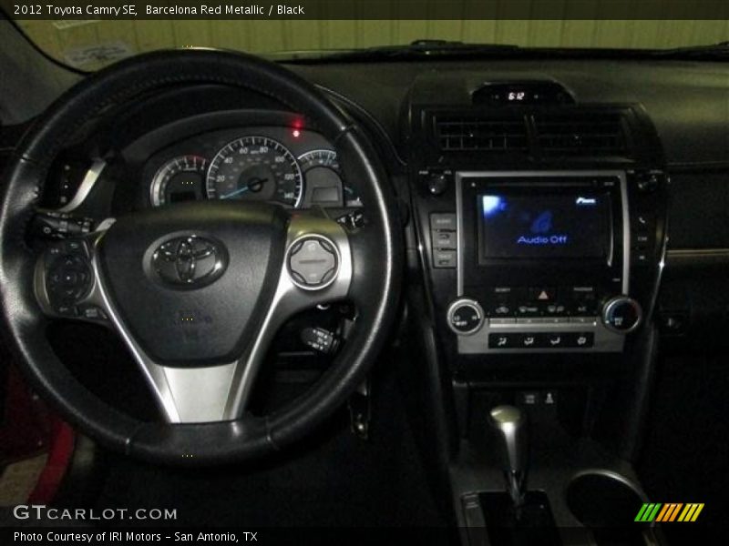 Barcelona Red Metallic / Black 2012 Toyota Camry SE