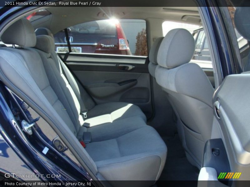 Royal Blue Pearl / Gray 2011 Honda Civic EX Sedan