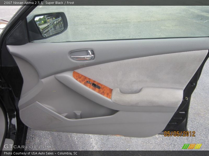 Super Black / Frost 2007 Nissan Altima 2.5 S