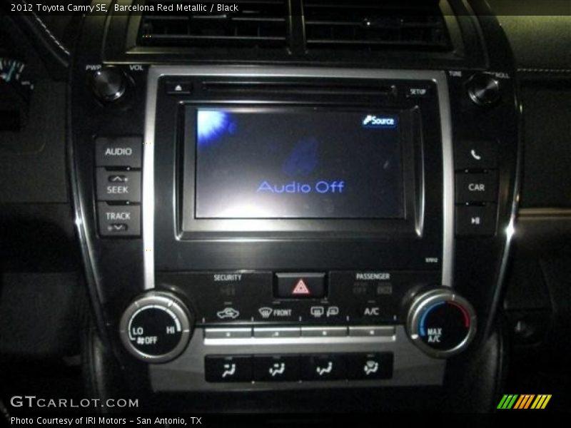 Barcelona Red Metallic / Black 2012 Toyota Camry SE