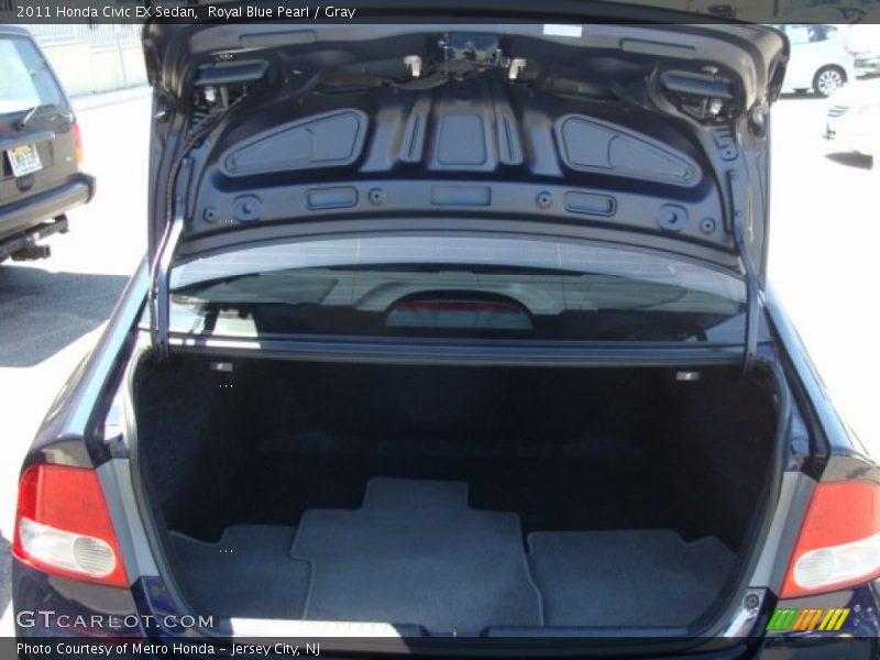 Royal Blue Pearl / Gray 2011 Honda Civic EX Sedan