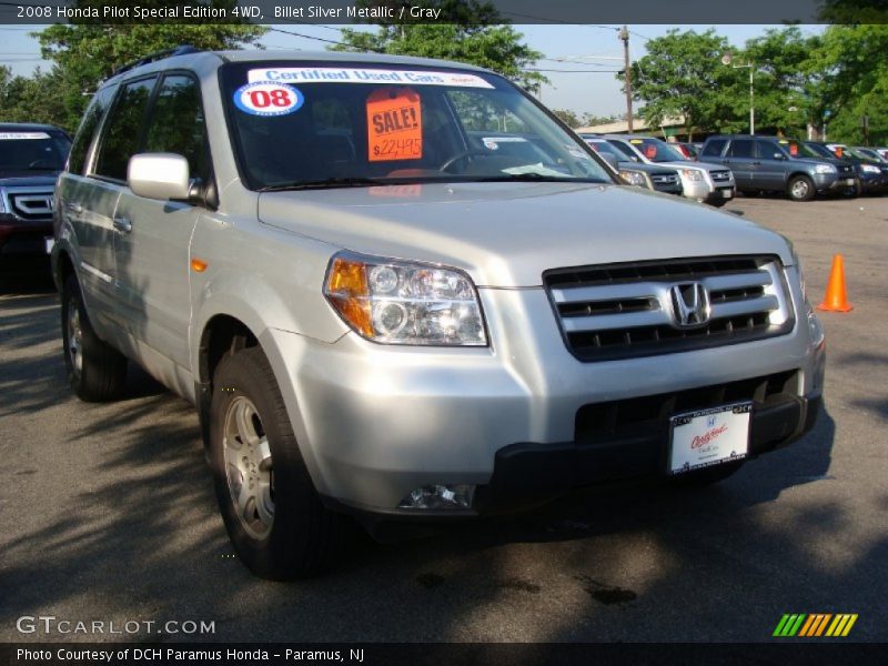 Billet Silver Metallic / Gray 2008 Honda Pilot Special Edition 4WD