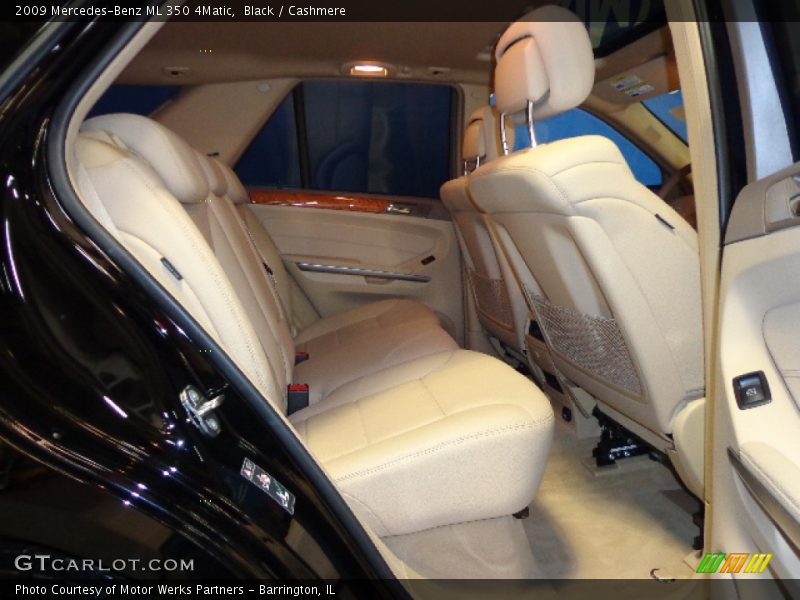 Black / Cashmere 2009 Mercedes-Benz ML 350 4Matic