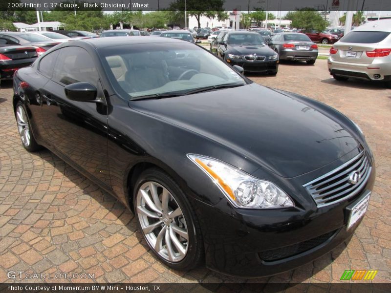 Black Obsidian / Wheat 2008 Infiniti G 37 Coupe