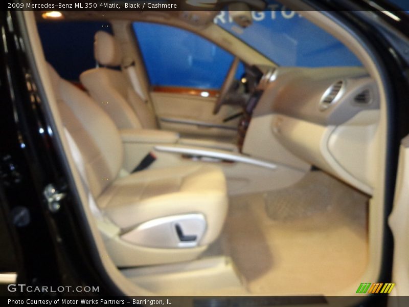 Black / Cashmere 2009 Mercedes-Benz ML 350 4Matic