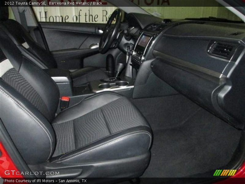 Barcelona Red Metallic / Black 2012 Toyota Camry SE