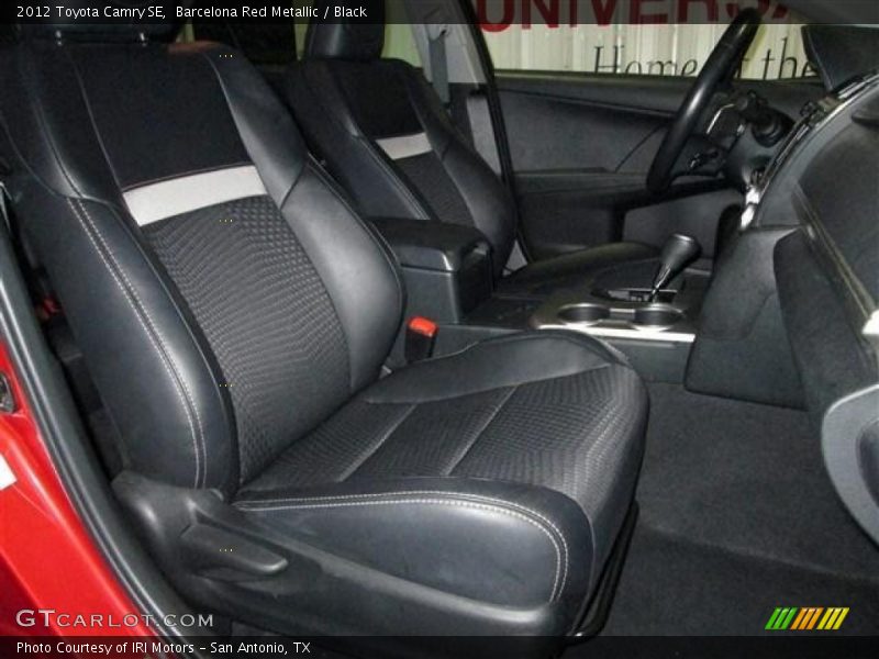 Barcelona Red Metallic / Black 2012 Toyota Camry SE