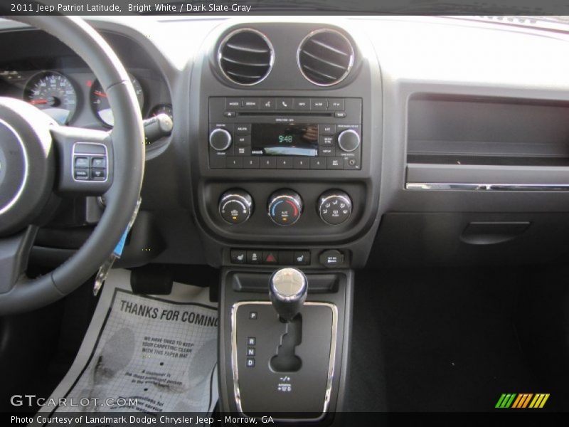Bright White / Dark Slate Gray 2011 Jeep Patriot Latitude