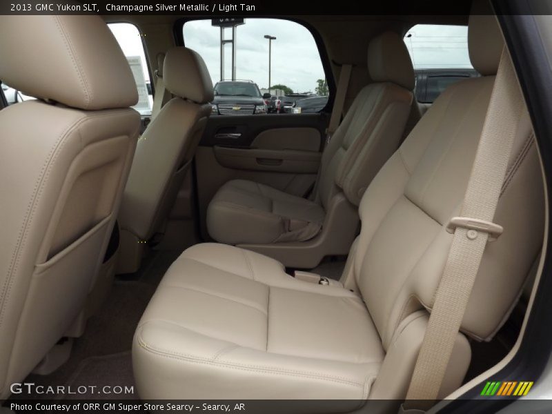 Champagne Silver Metallic / Light Tan 2013 GMC Yukon SLT