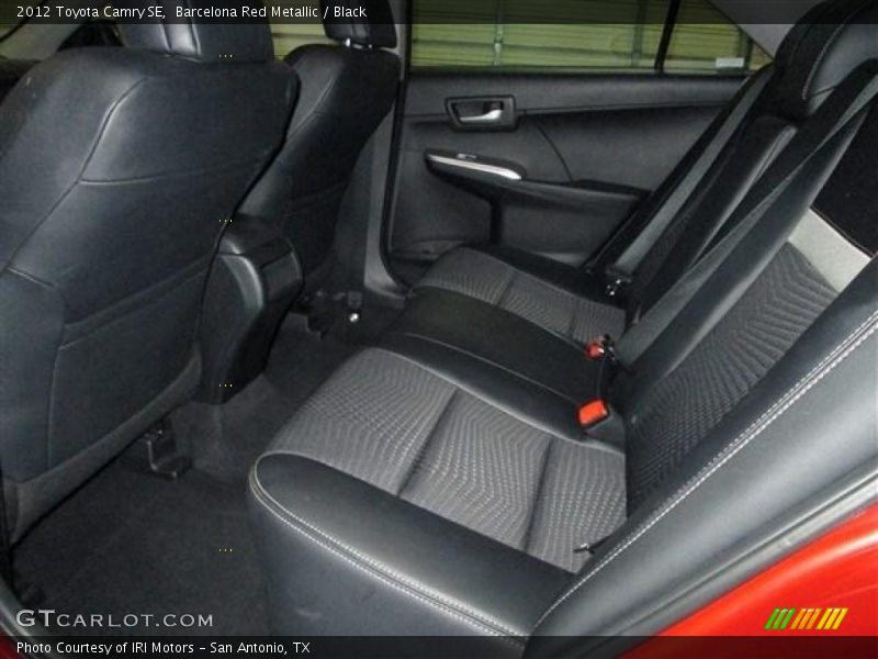 Barcelona Red Metallic / Black 2012 Toyota Camry SE