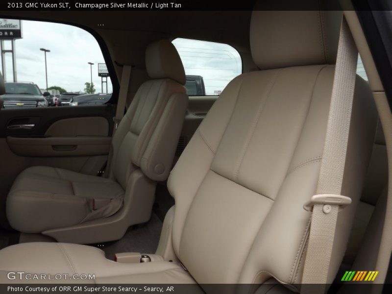 Champagne Silver Metallic / Light Tan 2013 GMC Yukon SLT