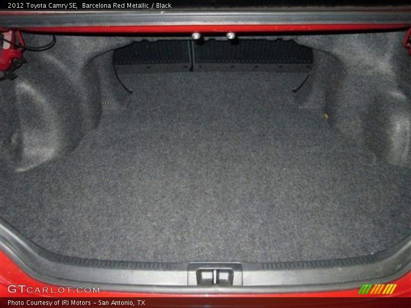 Barcelona Red Metallic / Black 2012 Toyota Camry SE