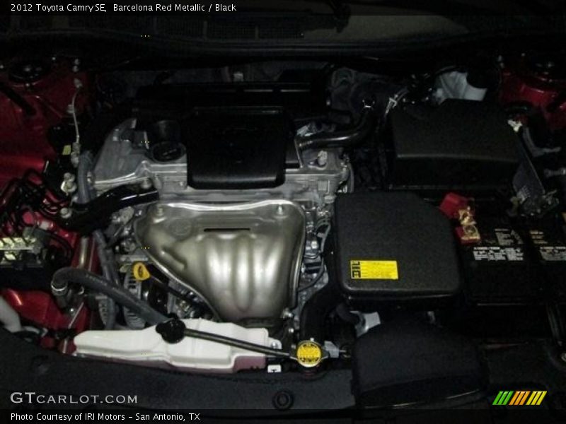 Barcelona Red Metallic / Black 2012 Toyota Camry SE
