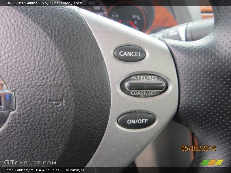 Super Black / Frost 2007 Nissan Altima 2.5 S