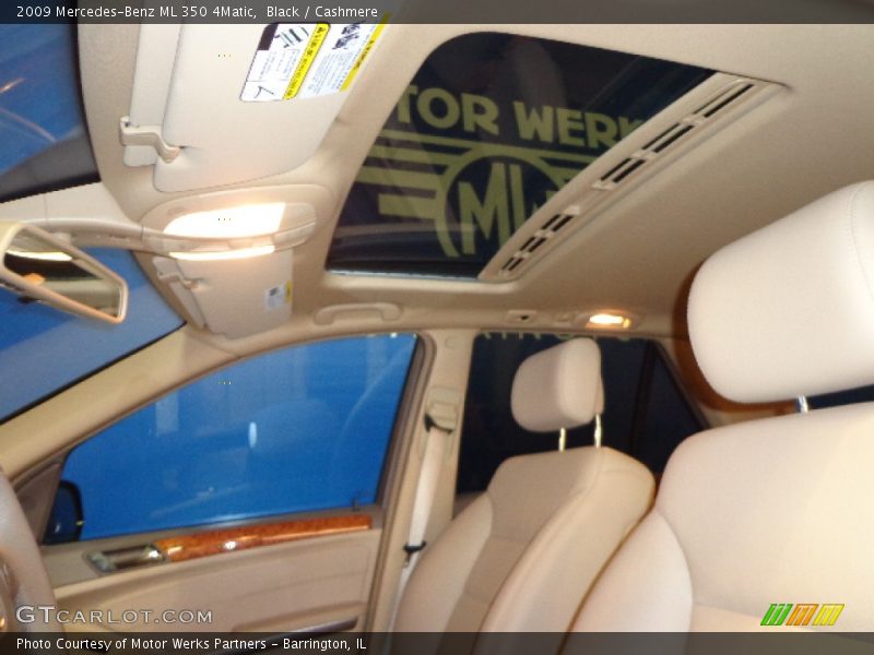 Black / Cashmere 2009 Mercedes-Benz ML 350 4Matic