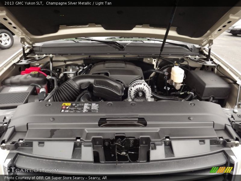 Champagne Silver Metallic / Light Tan 2013 GMC Yukon SLT