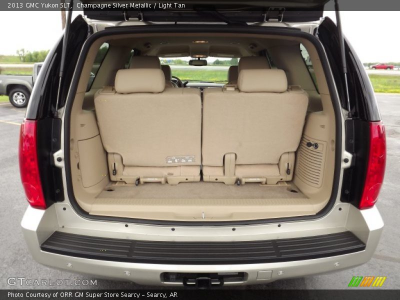 Champagne Silver Metallic / Light Tan 2013 GMC Yukon SLT
