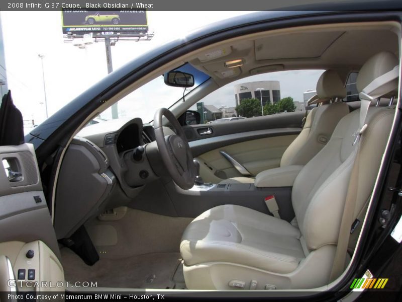 Black Obsidian / Wheat 2008 Infiniti G 37 Coupe