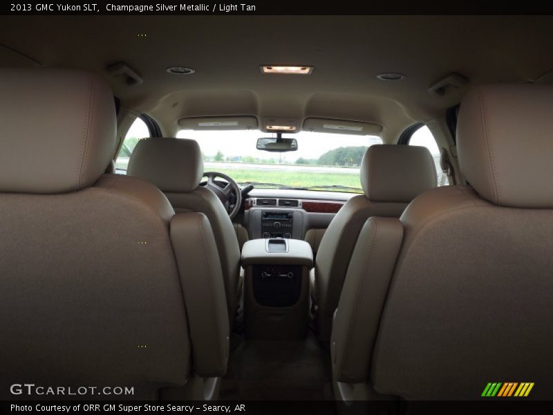 Champagne Silver Metallic / Light Tan 2013 GMC Yukon SLT