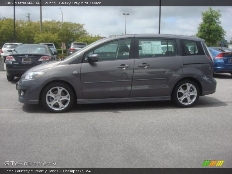 Galaxy Gray Mica / Black 2009 Mazda MAZDA5 Touring
