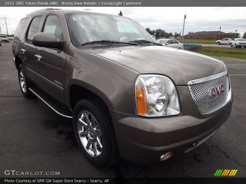 Mocha Steel Metallic / Cocoa/Light Cashmere 2013 GMC Yukon Denali AWD