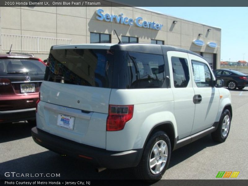 Omni Blue Pearl / Titanium 2010 Honda Element LX