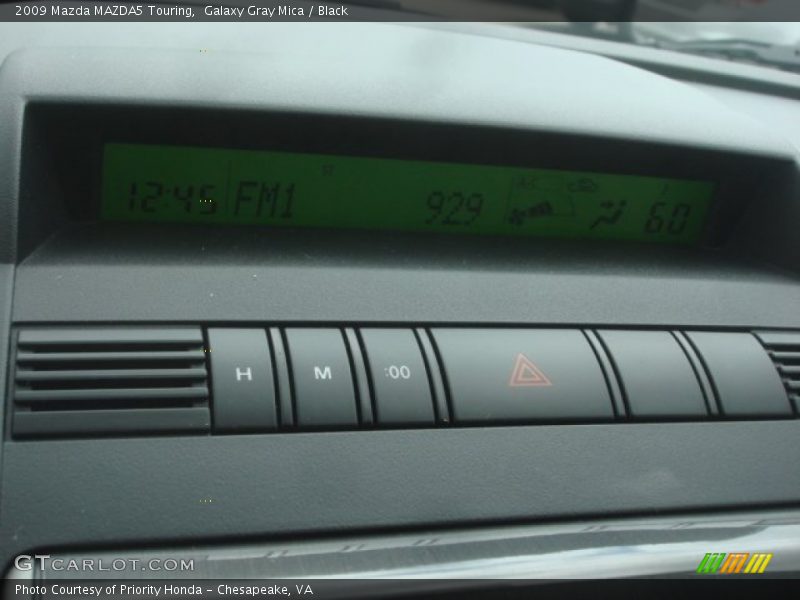 Galaxy Gray Mica / Black 2009 Mazda MAZDA5 Touring