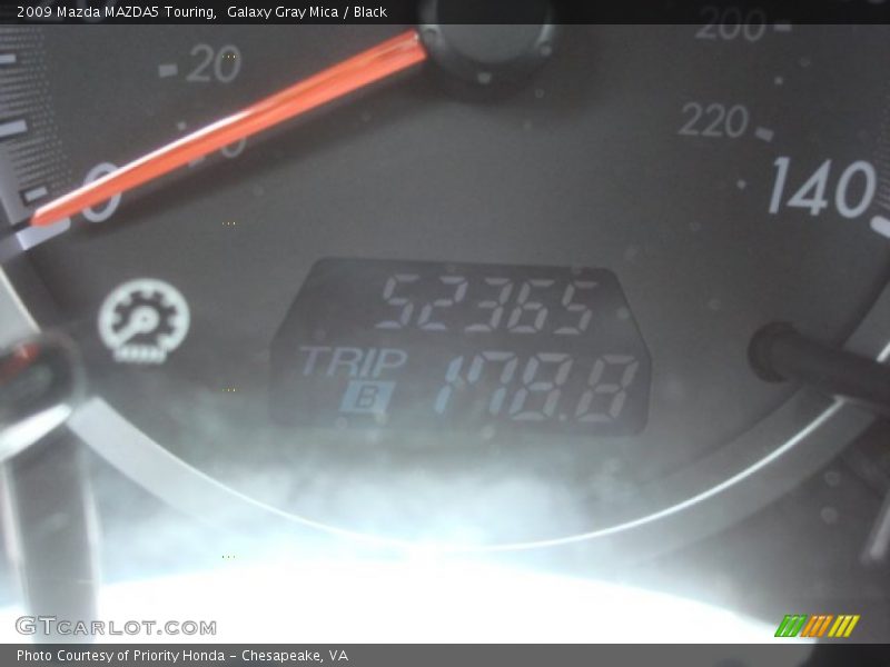 Galaxy Gray Mica / Black 2009 Mazda MAZDA5 Touring