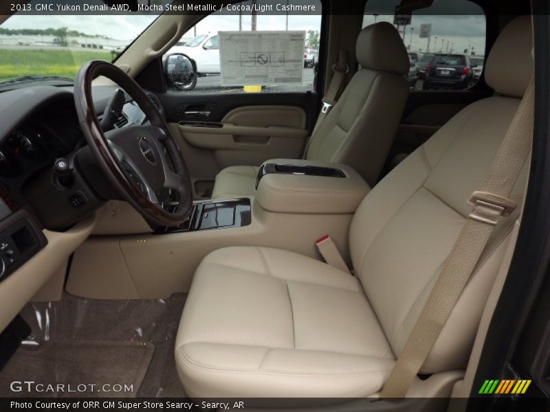 Mocha Steel Metallic / Cocoa/Light Cashmere 2013 GMC Yukon Denali AWD